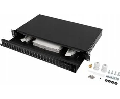 LANBERG šviesolaidinė komutacinė panelė 24XSCDX/24XLQD Rack 19inch