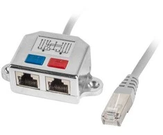 LANBERG AD-0026-S Lan Splitter RJ45/2x RJ45 FTP