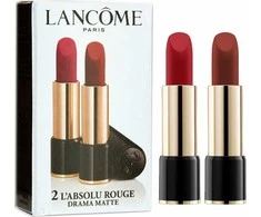 Set Duo, Lancome, L`Absolu Rouge, Matte, Kreminis Lipstick, 290, Drama, 2 pcs, 3.4 g