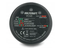 Lange Łukaszuk Tester gniazdek VOLTCRAFT VC40, CAT II 300 V 1509105