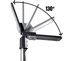 LangeLight Gatvių šviestuvas ADARA LED 200W kampo reguliavimas 24000lm 4000K IP65 230V antracitas / aliuminis