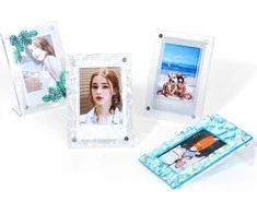 Nuotraukų rėmelis Langelis LoveInstant FUJIFILM Instax Mini / Zink / Žalias Laves kadras