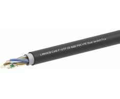 Lanview CAT6 F/UTP PVC+PE dvigubas apvalkalas