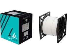Lanview Cat6a U-FTP 4x2xAWG23 LSZH baltas 305m, DCA