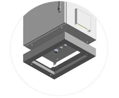 Lanview IP55 W=600 D=450 H=100mm
