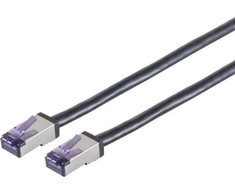 Lanview Lanview LVN-CAT6A-FLEX-10M tinklo kabelis, juodas S/FTP (S-STP)