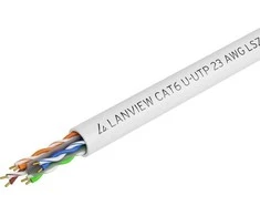 Lanview Lanview LVN122114 tinklo kabelis, baltas, 305 m, Cat6 U/UTP (UTP)