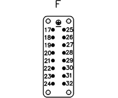 Lapp Kabelis LAPP 16P + PE jungties įdėklas 16A 500V EPIC H-BE 16 BS (10203000)