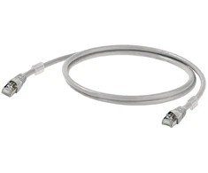 Weidmüller RJ45 tinklo prijungimo kabelis CAT 6A S/FTP 2,00 m pilkas UL sertifikuotas