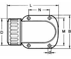 LAPP Jungtis PG36 IP65 SILVYN HF 36 juoda (61794190)