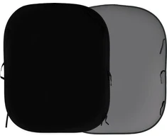 Fonas - Lastolite Tło Paprastas 1.5x1.8m Juodas/Pilkas