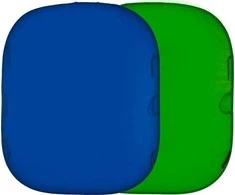 Backdrop - Lastolite Chromakey 1.5x1.8m Dvipusis Mėlynas/Zalias