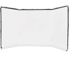 Fotografijos fonas - Lastolite Tło Panoramic 4m Frame Baltas
