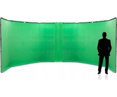 Backdrop - Lastolite Tło Panoramic Chroma Žalias Prijungimo Rinkinys