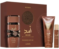 Lattafa 3p Giftset Asad Bourbon By Lattafa