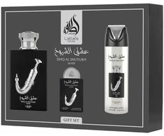 Lattafa Pride Ishq Al Shuyukh Sidabrinis EDP 100 ml + EDP 20 ml + DEO VAPO 200 ml (unisex)