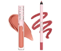 Set Kylie Cosmetics: By Kylie Liquid Lipstick 801 Queen, 3 ml + By Kylie Pieštukas Lip Liner Queen 1.1 g