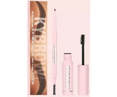 Set Kylie Cosmetics: Kybrow Defined Eyebrow Kreminis Pieštukas &amp; 2-In-1 002 Auburn 0.09 g + By Kylie Define Eyebrow Gel Translucent, 5 ml