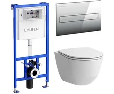 Laufen UNITAZO KOMPLEKTAS SU RĖMU PRO RIMLESS