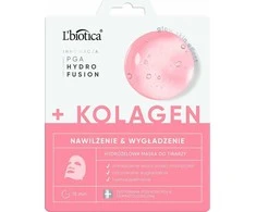 Lbiotica / Biovax L`biotica pga hydr fusion + kolageno hidrogelio veido kaukė - drėkinanti ir lyginamoji