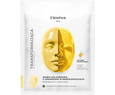 L'biotica Kolageno kaukė su keramidais mikrokapsulėse. Regeneruojanti ir drėkinanti. 1 vnt.