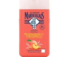 Le Petit Marseillais Extra Gentle Dušo želė Organic Baltas Peach &amp; Organic Nectarine Dušo želė