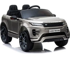 Lean Cars Dvivietis vaikiškas elektromobilis Lean Range Rover Evoque, sidabrinis