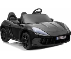 Lean Cars Didelis dvivietis elektromobilis vaikams YSA021A, juodas