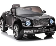 Lean Cars Vienvietis elektromobilis Bentley Mulsanne Lean Car, juodas