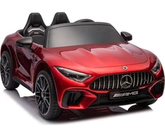 Dvivietis vaikiškas elektromobilis Lean Cars Mercedes AMG SL63, raudonas