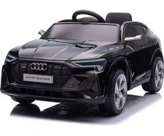 Lean Cars Vaikiškas elektromobilis Audi E-Tron QLS-6688, juodas