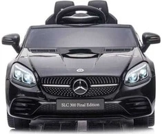 Lean Cars Dvivietis elektromobilis vaikams Mercedes SLC 300, juodas