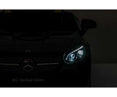 Lean Cars Dvivietis elektromobilis vaikams Mercedes SLC 300, juodas