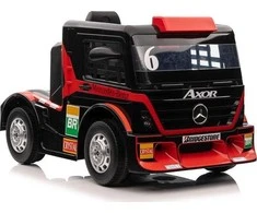 Lean Cars Vienvietis elektromobilis vaikams Mercedes-Benz Axor XMX622, raudonas