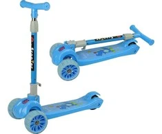 Lean Toys Triratis paspirtukas Crocodile, šviesos efektai