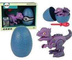 Zestaw Dinozaurų rinkinys Lean Toys, violetinis