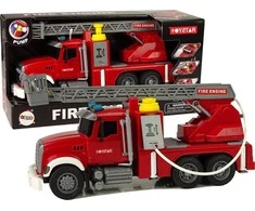 Lean Toys Ugniagesių mašina su vandens efektu ir garsais, 36 cm