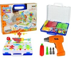 Kreatywna Lean Toys Edukacinė mozaika su priedais