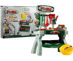 Lean Toys Bench Vaikų darbo stalo žaidimų rinkinys, įrankiai „Pasidaryk pats“ dirbtuvės