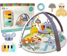 Lean Toys Interaktyvus edukacinis kilimėlis su fortepijonu vaikams