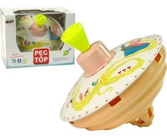 Lean Toys Didelis ir spalvingas sukamas vilkelis