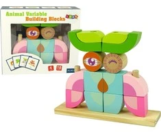 Medinė erdvinė dėlionė vaikams Lean Toys Pelėda 3D