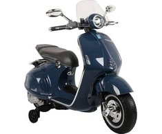 Lean Cars Elektrinis motoroleris vaikams Vespa GTS 300, mėlynas