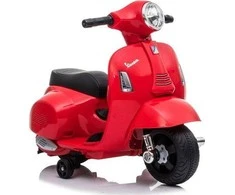 Lean Cars Elektrinis motoroleris vaikams Vespa GTS 300 Mini, raudonas