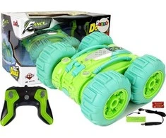 Amfibia Lean Toys Radijo bangomis valdomas automobilis Amphibious žalias