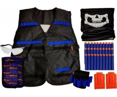 Lean Toys Vaikiškas žaidimų - teminis kostiumas su priedais ginklui