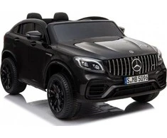 Lean Cars Elektromobilis vaikams Mercedes GLC 63S, juodai lakuotas, MP4