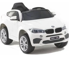 Lean Cars BMW X6 Baltas - Electric Ride On Car