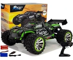 Lean Toys Visureigis su nuotolinio valdymo pultu 1:18, 35 km/h, žalias