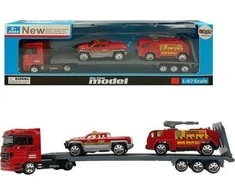 Lean Toys Autovežis „DIE CAST“ su priedais
